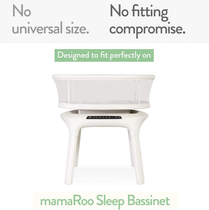 Bedside Sleeper Bassinet Sheets for 33x20 Inch Mattress Pad – Compatible with Maxi COSI Iora, Kidsclub, Angelbliss, Baby Joy, Koola Baby Bedside Bassinet – 100% Jersey Cotton – 2 Pack