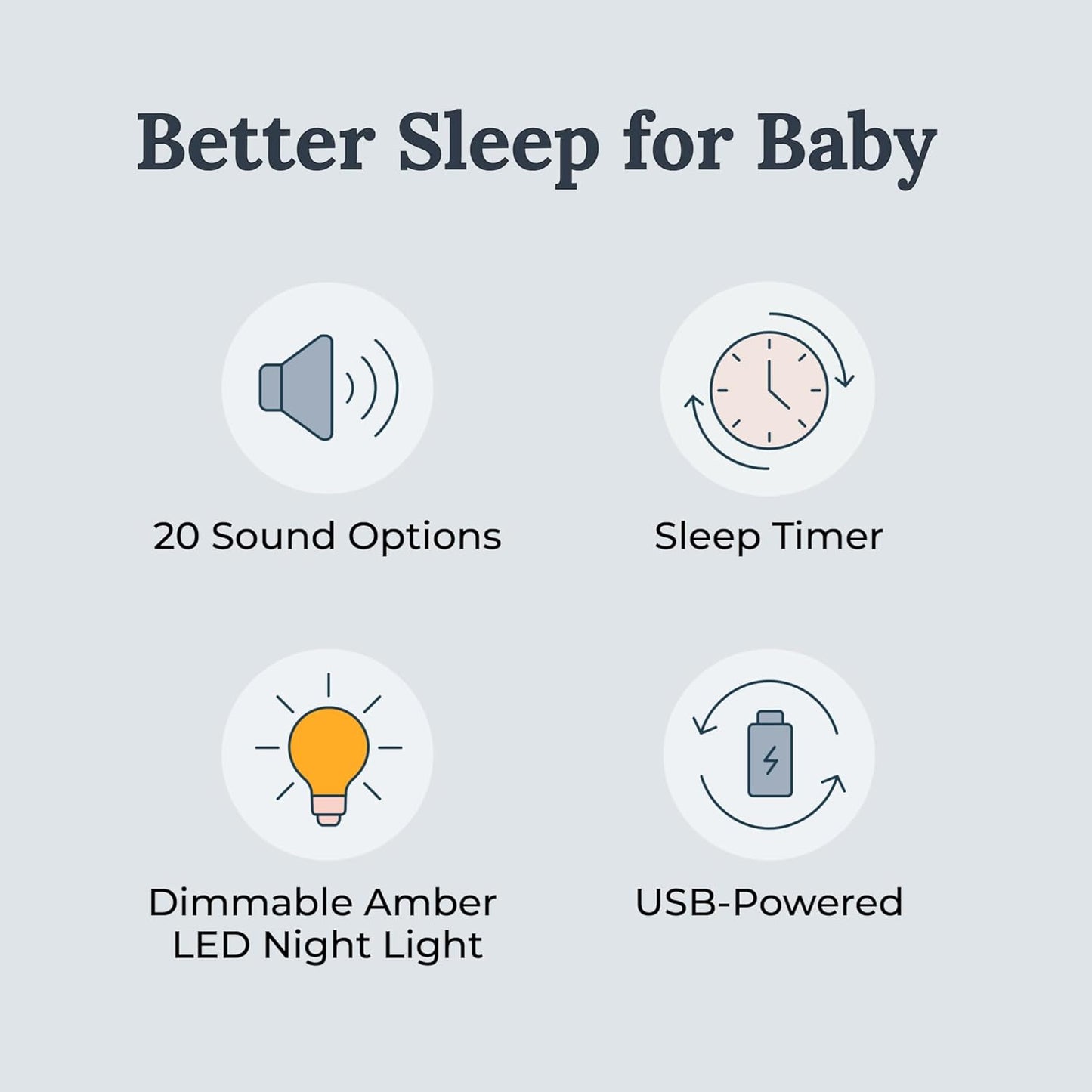 Yogasleep Duet White Noise Sound Machine & Night Light, 30 Natural Sounds,Bluetooth-Wireless Speaker for Travel,Office Privacy,Concentration,Sleep Aid for Adults & Baby, Registry & Nursery Gift,White