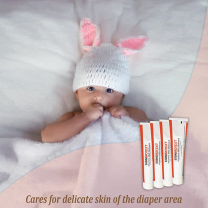A and D Ointment by Sion Biotext Baby Diaper Rash Vitamin A + D Cream for Dry Skin, Cuts, Burns Soothing Baby Care Medical Moisturizer + First Aid. (1 Tube 4oz)