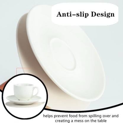 3 PCS Table Suction Cup Pad Professional Tableware Sucker Silicone Suction Coasters Non-Slip Double Sided Suction Cups for Fixing Tableware Plate Bowl Dish