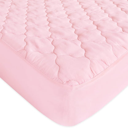 Pack and Play Sheets Mattress Pad Protector Fitted Waterproof Playard Mattress Cover, Compatible with Graco Pack n Play & Dream On Me & Pamo Babe, Playpen/Playard Sheet Quilted, Gray, 39" x 27"