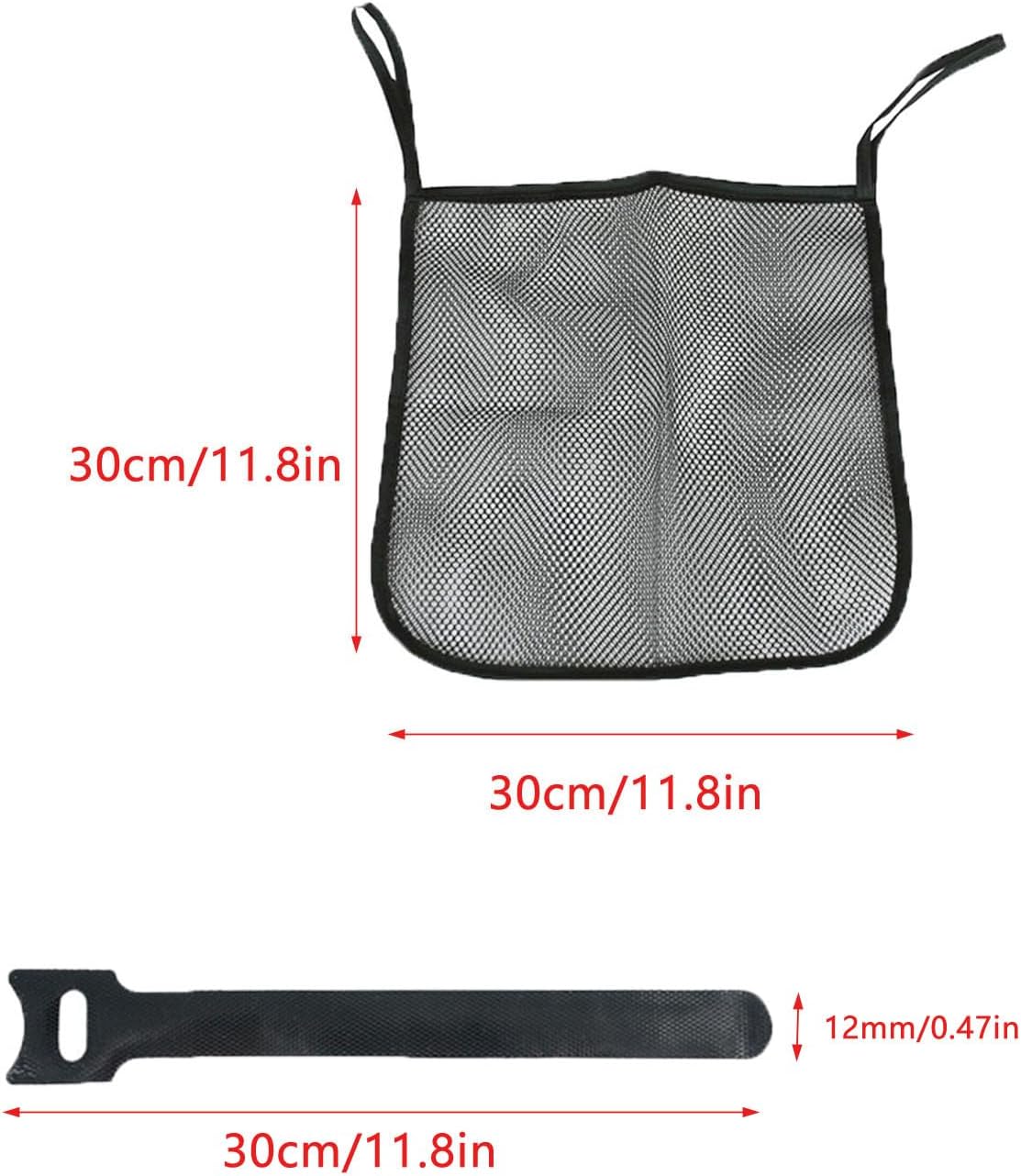 3 Pack Stroller Sling Mesh Bag Back Hanging Extra Storage Organizer Handle Bar Attachment Net Pouch for Kids Wagon Pushchair Pram Car Seat Umbrella Water Bottle Diaper Bag Phone Snacks