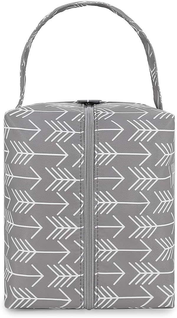 MOMIGO Wet Dry Bags for Baby Cloth Diapers - Waterproof Pod Hanging Diaper Bag Reusable, Washable for Baby Stroller, Diaper Bag, Breast Pump Parts, Travel Bag