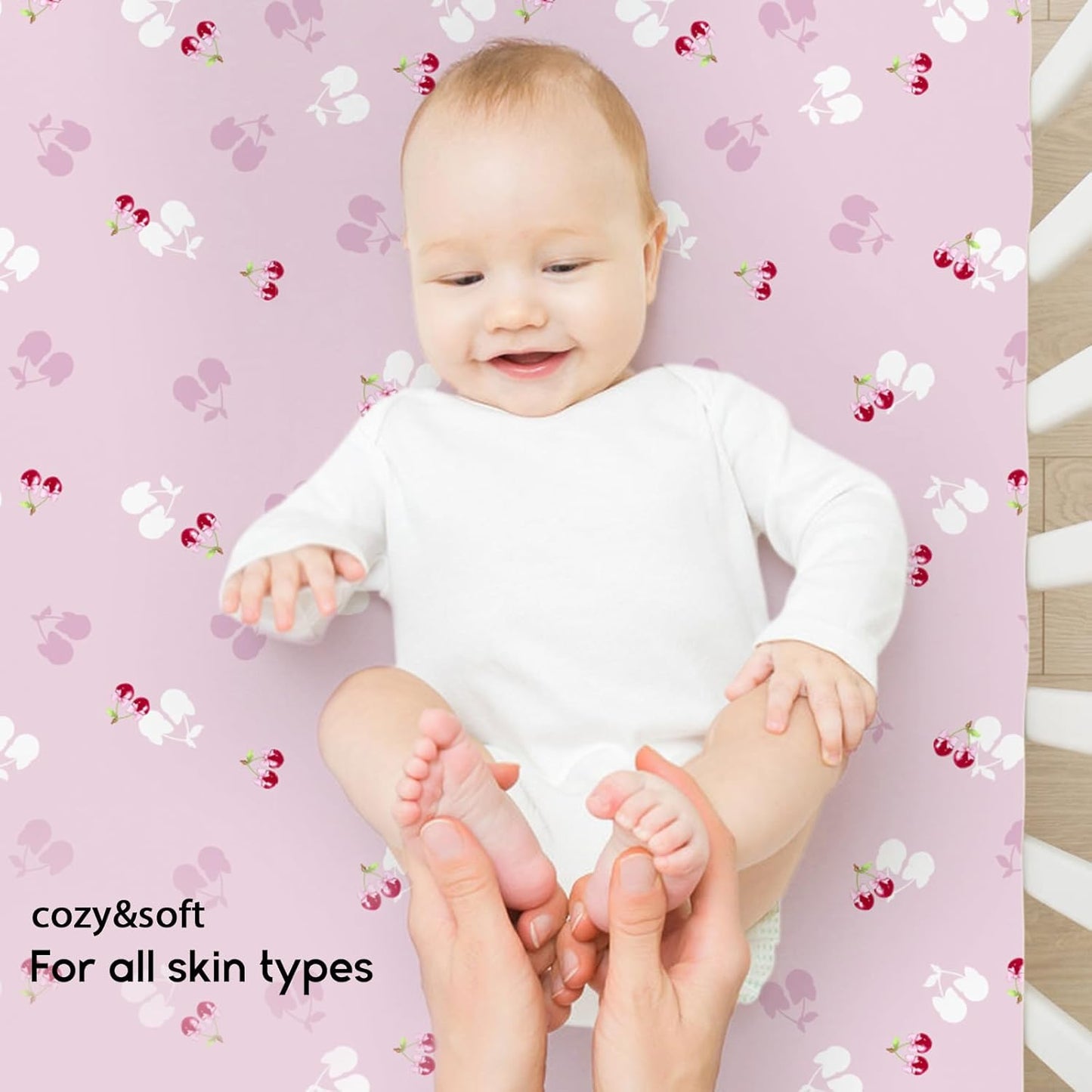 Yoofoss Pack and Play Sheets Fitted, Mini Crib Sheets 2-Pack for Pack N Play Mattress, Stretchy Playard Sheet, Soft and Breathable Green+Giraff