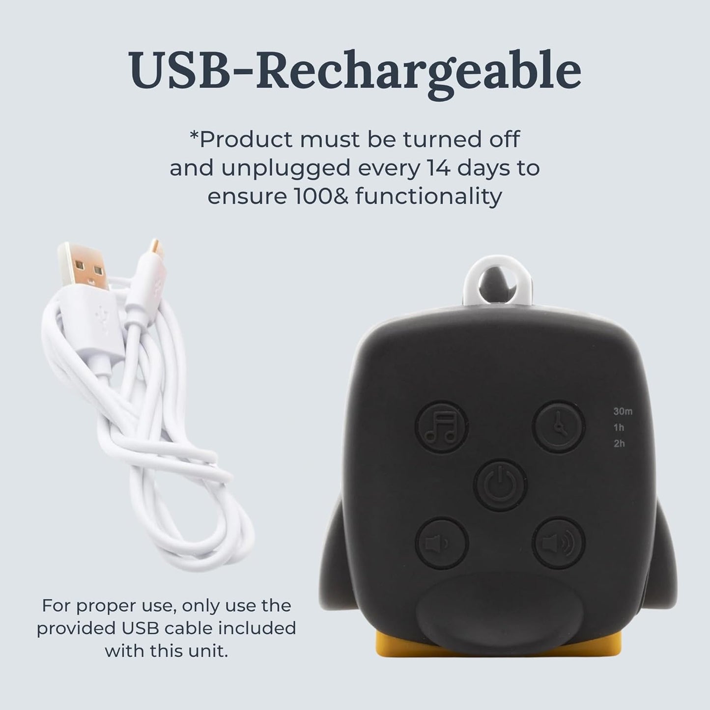Yogasleep Pocket Baby Soother Fox, White Noise Machine, 6 Soothing Sounds & Timer for Better Sleep, Includes Brown Noise & Lullabies, Compact Size for Travel & Child Safe, Must Have Registry Gift