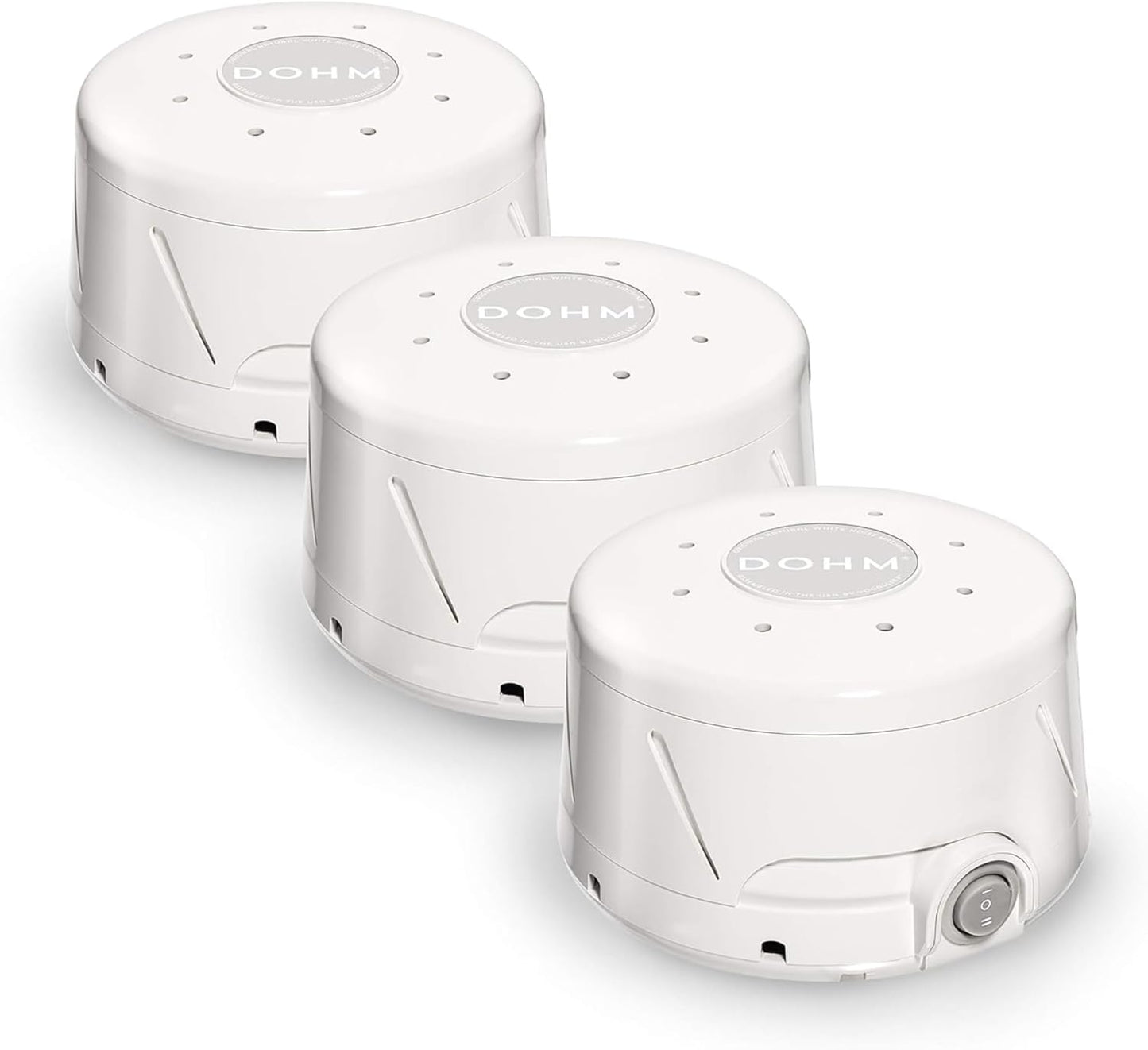 Yogasleep Dohm Classic (White) The Original White Noise Sound Machine, Soothing Natural Sounds from a Real Fan, Sleep Therapy for Adults & Baby, Noise Cancelling for Office Privacy & Meditation