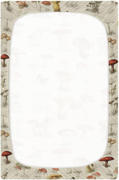 Baby Crib Sheet Cute Goose Flowers Crib Mattress for Boys and Girls Playard Sheet Soft Breathable Fitted Baby Mattress Cover 52x28in