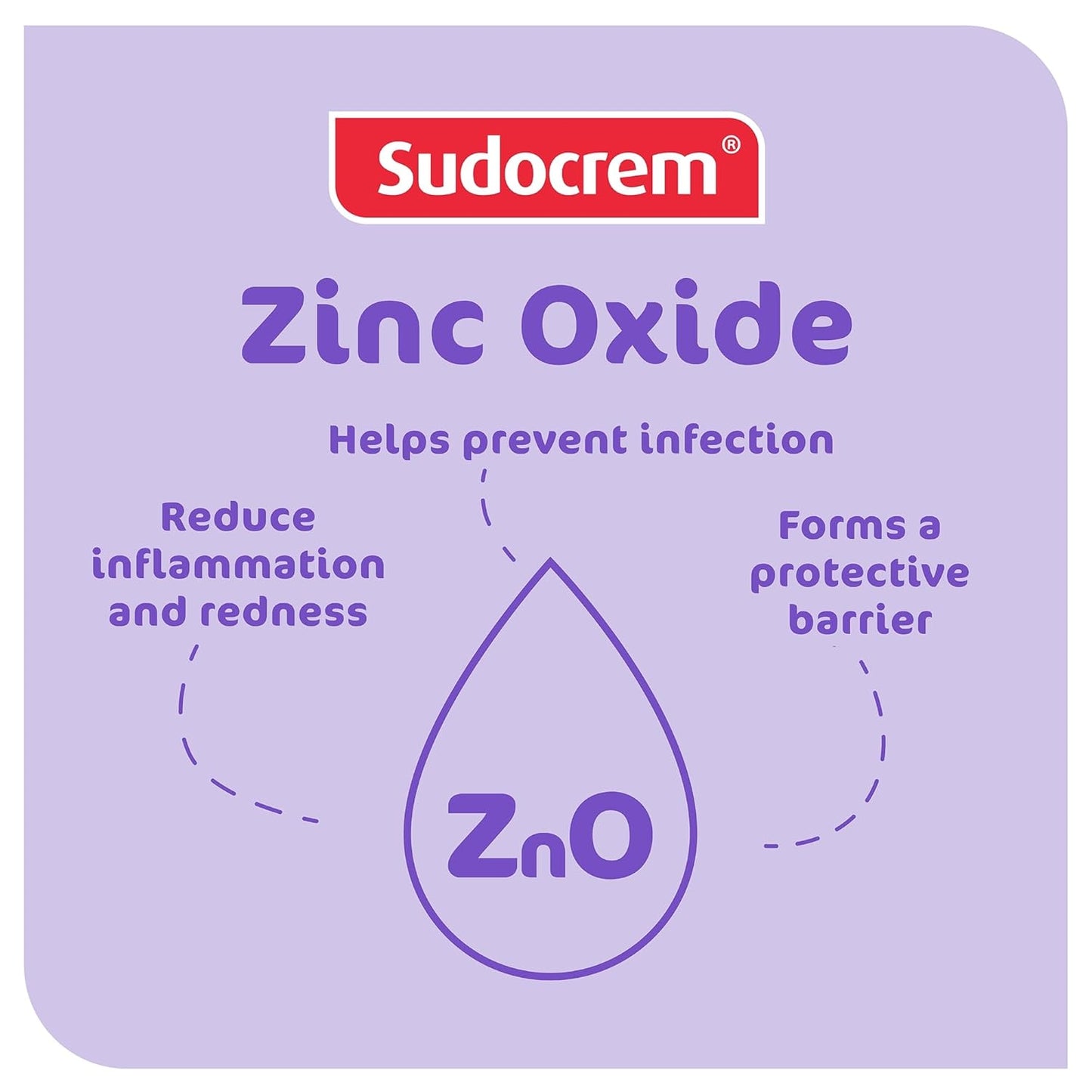Sudocrem Diaper Rash Cream for Baby's Skin, Triple Action Diaper Rash Paste that Soothes, Treats and Protects, 15.29% Zinc Oxide Cream - 8.8oz (250g)