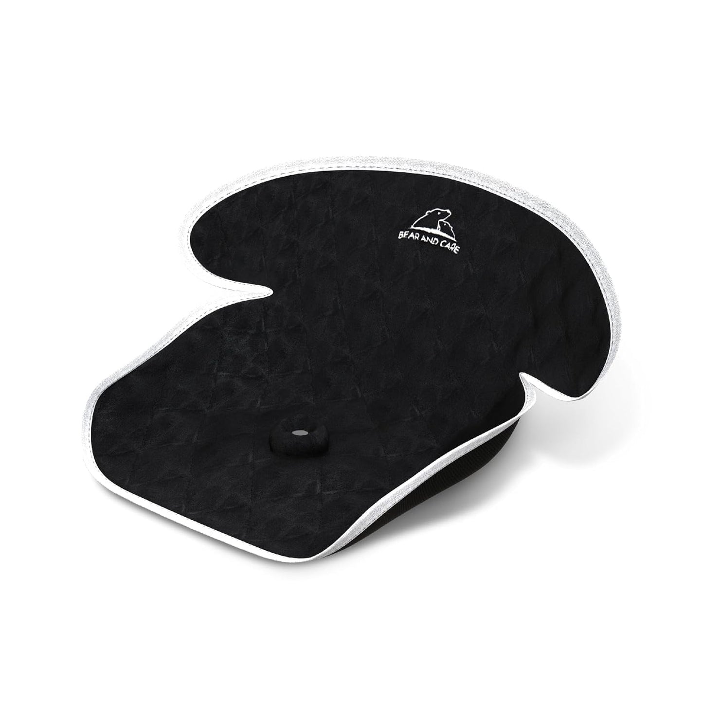 Bear and Care - Piddle Pads - Strollers, Bouncers & Car Seat Pad, Waterproof & Machine-Washable Cover on Car Potty for Toddler Toilet Training (Black, Pack of 2)