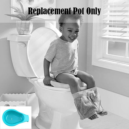 Replacement Seat for Sea Me Flush Potty Chair - GMP68 ~ Replacement Pot ~ Teal Color