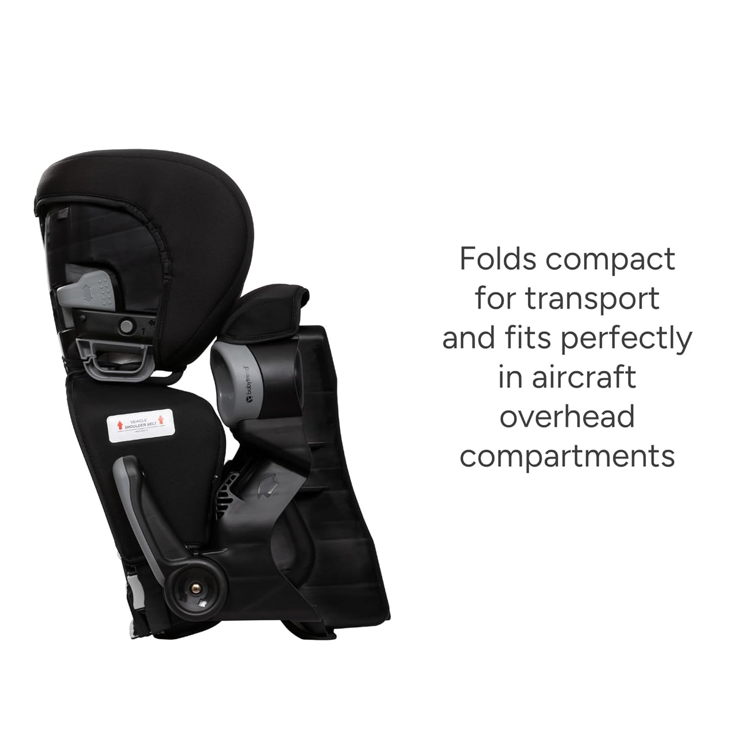 Baby Trend Protect 2-in-1 Booster Seat, Grey Tech – Lightweight Belt-Positioning Design, Cushioned Comfort, Everyday Big-Kid Support