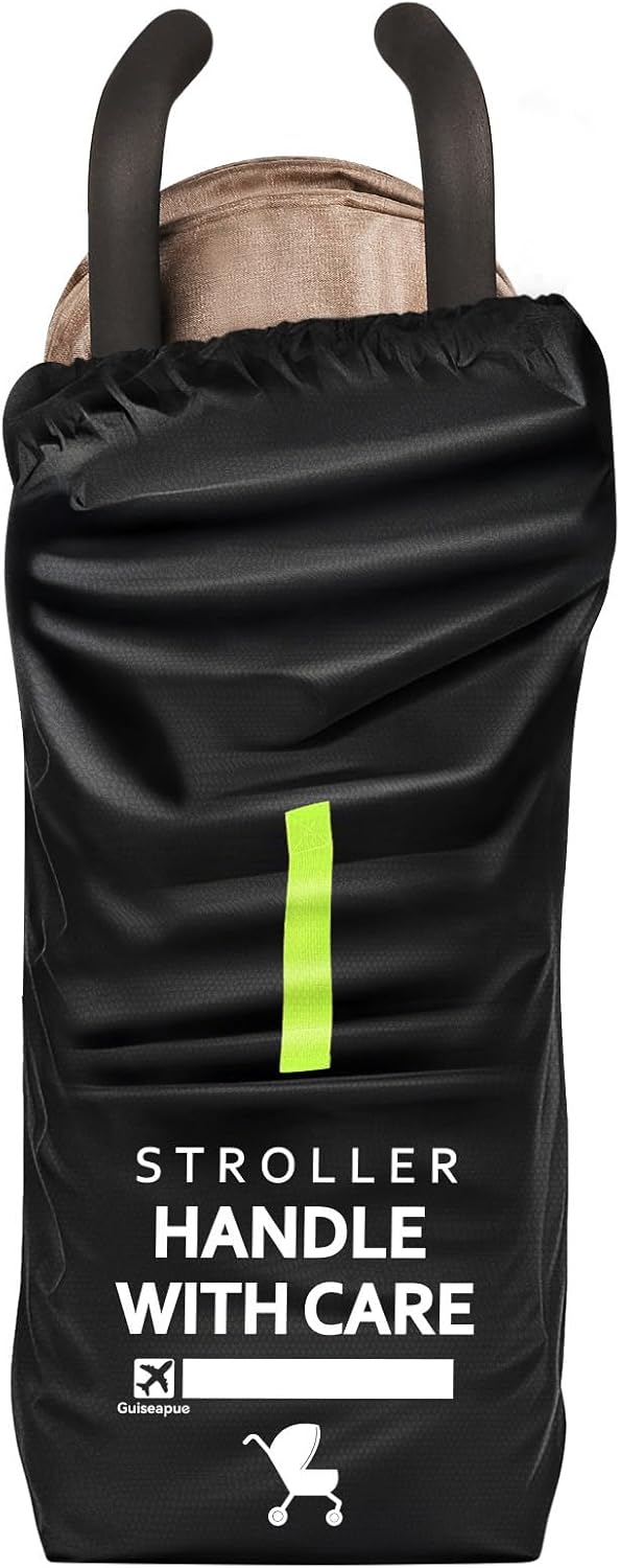 Stroller Bag for Airplane: Airplane Travel Essentials, 46" H x 21" W x 13" D Stroller Cover for Air Travel, Fit Single/Double/Jogging/Baby Stroller Travel System, First Mothers Day Gifts for New Mom