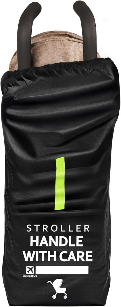 Stroller Bag for Airplane: Airplane Travel Essentials, 46" H x 21" W x 13" D Stroller Cover for Air Travel, Fit Single/Double/Jogging/Baby Stroller Travel System, First Mothers Day Gifts for New Mom