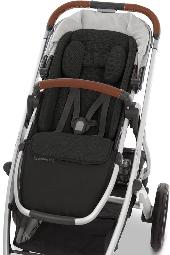 UNIQUIFY Insert Liner Seat Compatible with Uppababy Vista, Vista V2, Cruz, Cruz V2, RUMBLESEAT V2 and RUMBLESEAT V2+ (Black)