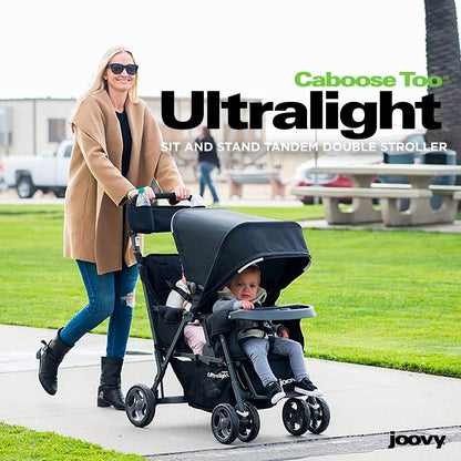 Joovy Caboose LX Tandem Stand-on Stroller, Black