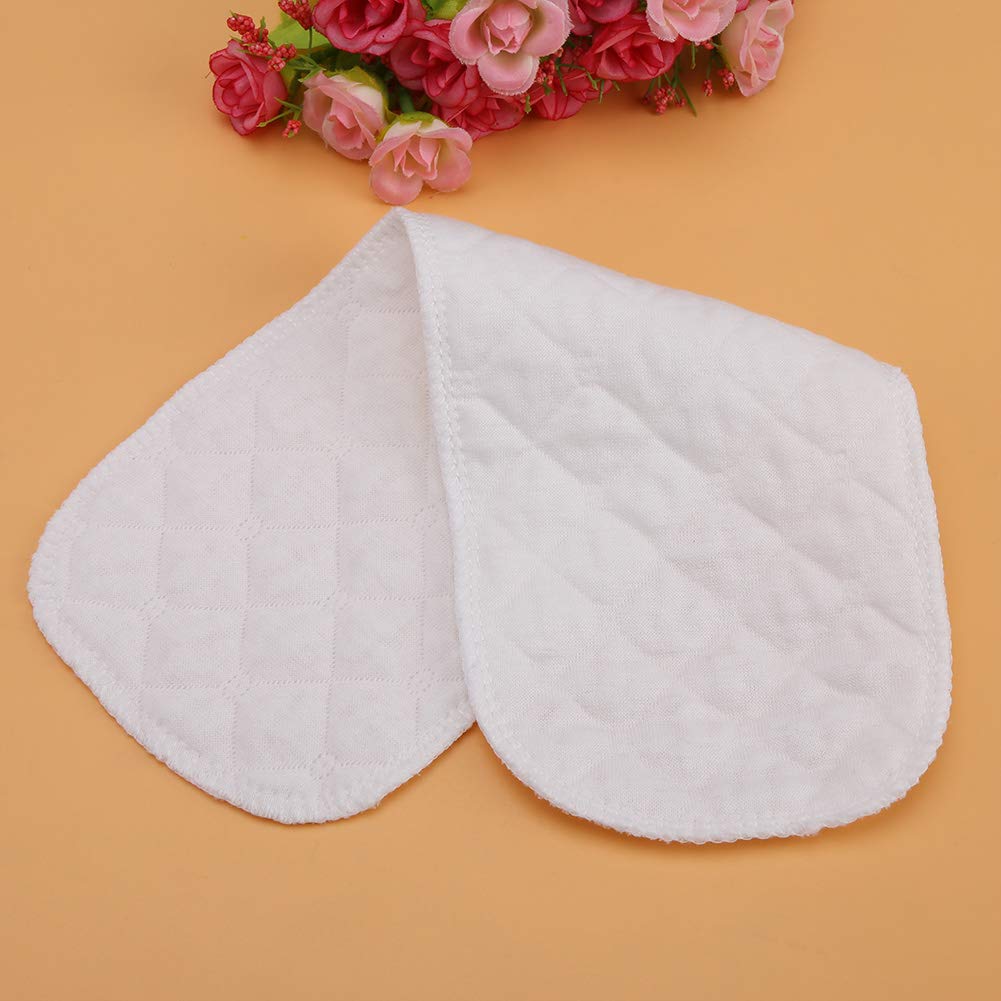 Soft Diaper, 10PCS Breathable Baby Toddler Cotton Modern Cloth Nappy Liners Double Water Absorb Reusable Fits Most Babies (Six Layers 32x12cm)