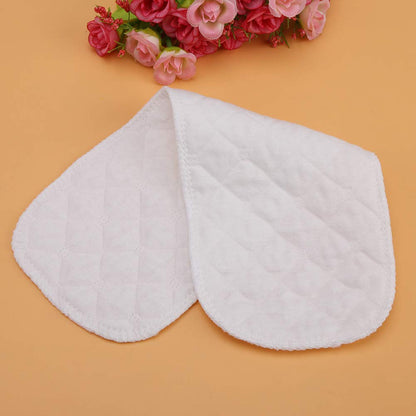 Soft Diaper, 10PCS Breathable Baby Toddler Cotton Modern Cloth Nappy Liners Double Water Absorb Reusable Fits Most Babies (Six Layers 32x12cm)