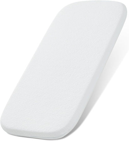 NeoBorn Baby Bassinet Mattress Pad, 30" x 18" Dual Sided Comfort Gel Memory Foam Mattress with Removable Soft Tencel Cover Fit for Halo Bassinest Swivel/Flex/Glide/Premiere/Luxe Series Sleeper