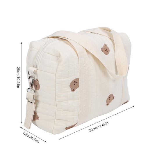 Fafeicy Universal Stroller Organizer, Multifunctional Baby Stroller Storage Bag Baby Stroller Bag Reusable Handbag Nappy Bag (Rabbit Bag)