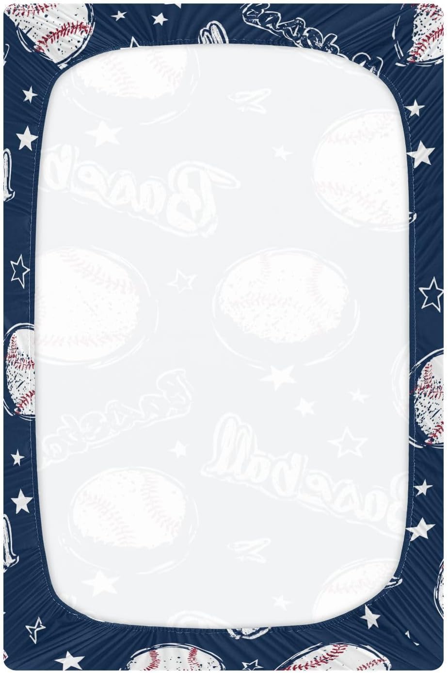 Baby Crib Sheet Cute Goose Flowers Crib Mattress for Boys and Girls Playard Sheet Soft Breathable Fitted Baby Mattress Cover 52x28in