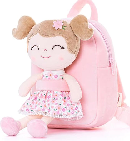 Gloveleya Kids Backpacks Girls Backpack Plush Bags Diaper Bag Printed Sunflower Backpack