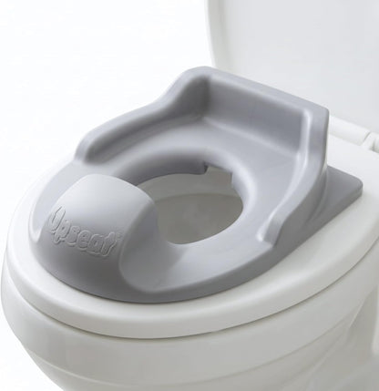 Upseat Soft-Sit Potty Training Seat for Toddlers – Soft Squishy Foam Toddler Toilet Seat with Backrest, Splash Guard & Anti-Slip Base, Non-Toxic Kids Potty Seat, Made in Canada