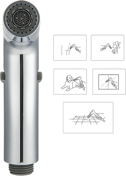 GOTOTOP Bidet Sprayer for Toilet - Handheld Muslim Shower Kit with Adjustable Jet Spray, Cloth Diaper Sprayer Set & Toilet Bidet Attachment