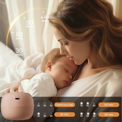 Portable Sound Machine for Baby Kids | White Noise | Sleep Soother | 16 Soothing Sounds | Timer | Memory Function | 30H | Shush | Travel | Registry Gift | Newborn Essentials | Extended Battery Edition