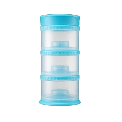 Innobaby Packin' Smart Stackable and Portable Storage System for Formula, Liquid, Baby Snacks and More. 3 Stackable Cups in Strawberry. BPA Free., 12 Ounce