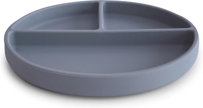 mushie Silicone Suction Plate | BPA-Free Non-Slip Design (Soft Lilac)