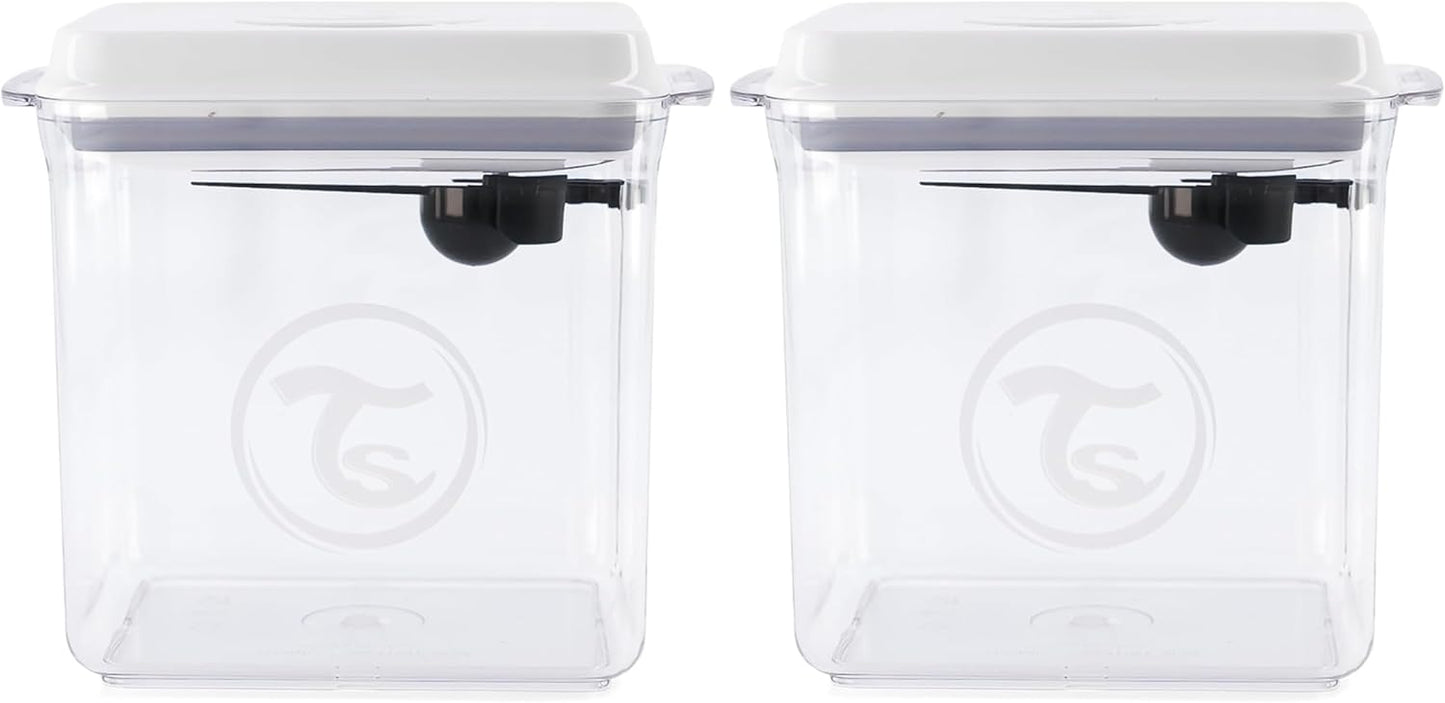 Twistshake Baby Formula Container | Moisture-Proof | Sealed Milk Powder Dispenser for Infants | Portable Food Storage Box for Baby Food | Milk Powder Storage | Newborn Essentials | 1700 ml, White
