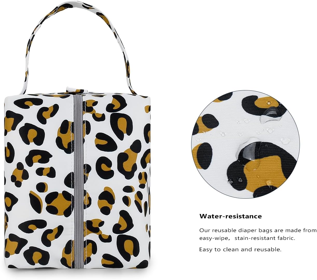 MOMIGO Wet Dry Bags for Baby Cloth Diapers - Waterproof Pod Hanging Diaper Bag Reusable, Washable for Baby Stroller, Diaper Bag, Breast Pump Parts, Travel Bag