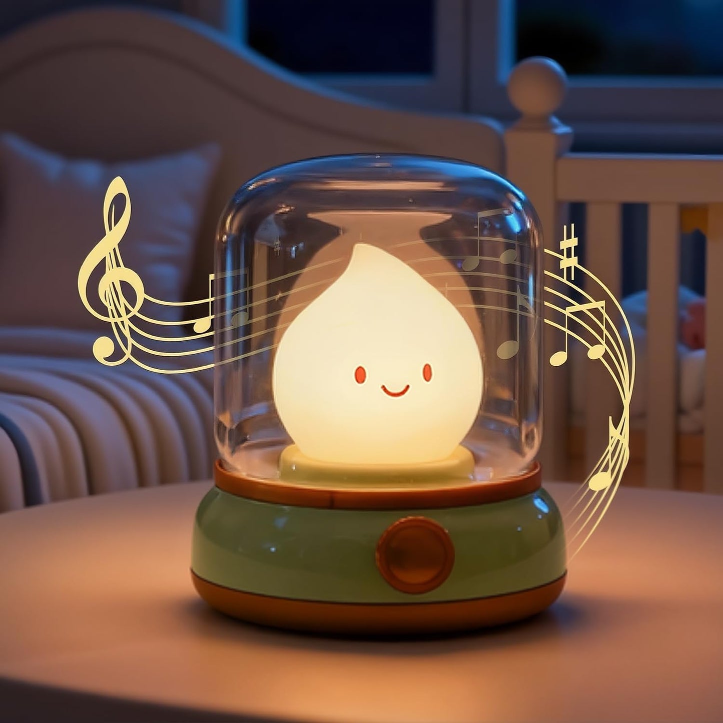 3pcs Cozy Campfire Nightlight Kits, Soothing Nature Sounds, White Noise Night Light for Baby Adult, Rechargeable, Cute Flame Lamp, Best Gift for Kids Bedrooms Camping Trips