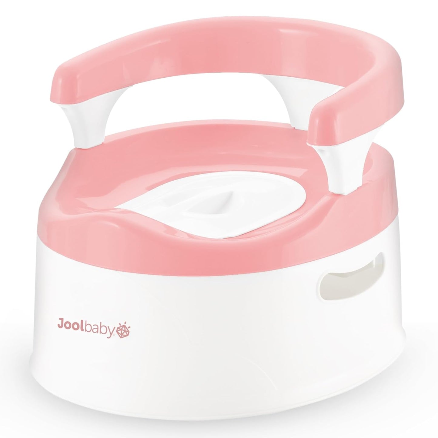 Jool Baby Potty Chair for Toddler Toilet Training - Splash Guard & Back Support (Pink)