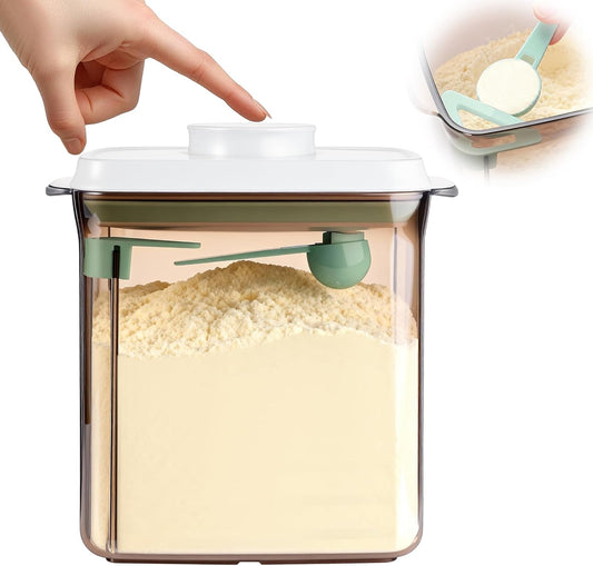 Formula Container 1700ml Airtight Formula Dispenser To Go Milk Powder Containers with Scoop and Scraper Food Storage Container
