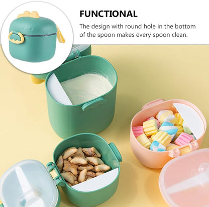 Toddmomy Milk Powder Box Milk Powder Container Holder Dispenser Holder Travel Food Container Dispenser Food