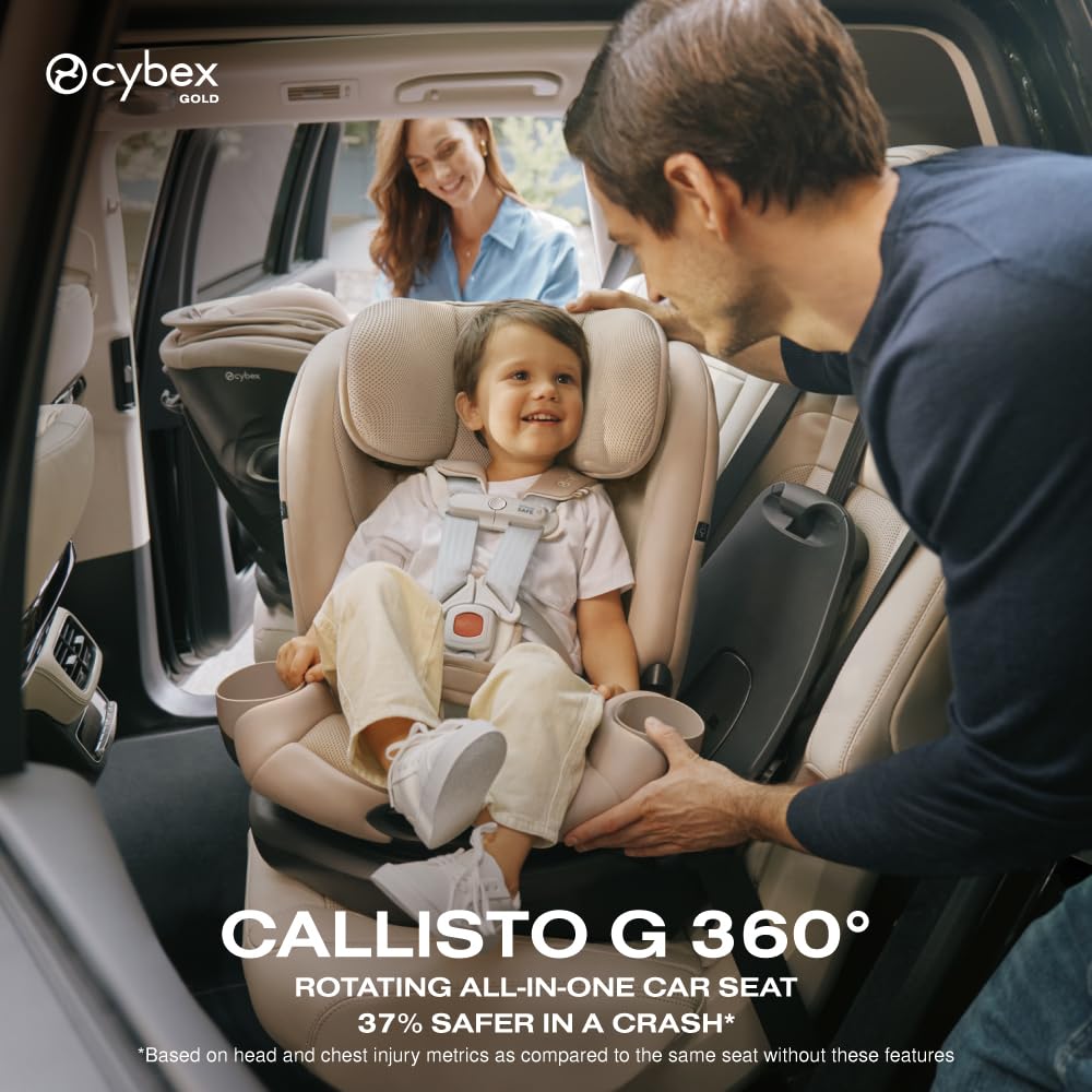 Callisto G 360 Rotating All-in-One Convertible Car Seat - Almond Beige