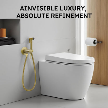 Arofa Handheld Bidet Sprayer for Toilet - 2 Pack Bidets Faucet for Existing Toilets Cloth Diaper Jet Sprayer, Stainless Steel Muslim Shower with Bidet Hose for Feminine Wash