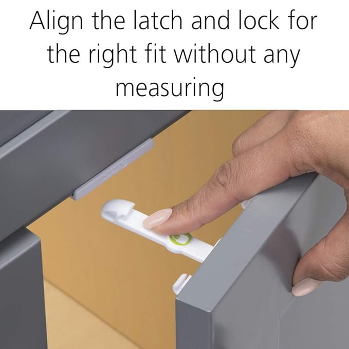 Safety 1st Adhesive Cabinet Latch, 12 Piece, One Size