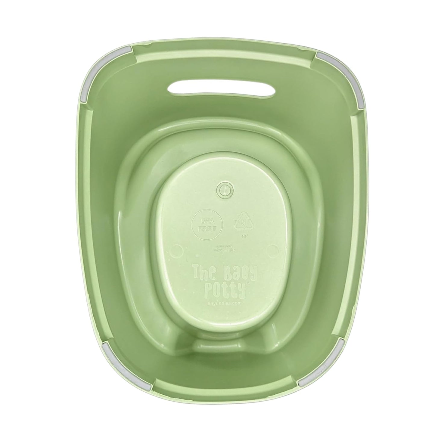 The Baby Potty - Mini Potty | Early Potty Training | Elimination Communication | Portable & Lightweight | Promote Independence | Child Training Toilet (Sage Green)