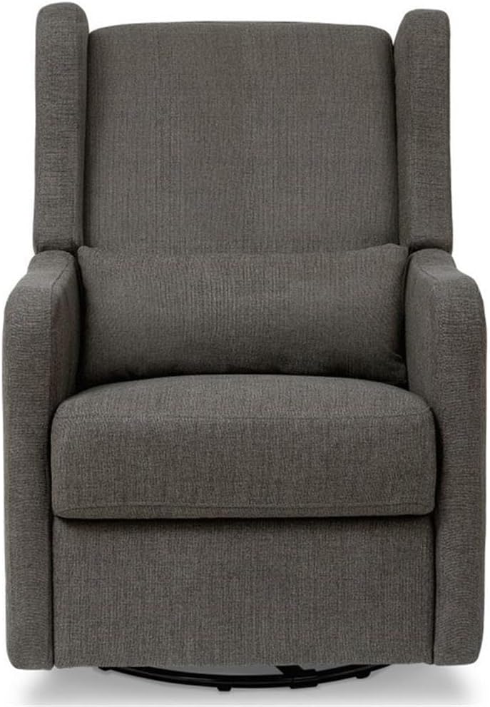 Davinci Carter's Arlo Recliner and Swivel Glider, Water Repellent & Stain Resistant, Greenguard Gold & CertiPUR-US Certified, Performance Forest Green Linen