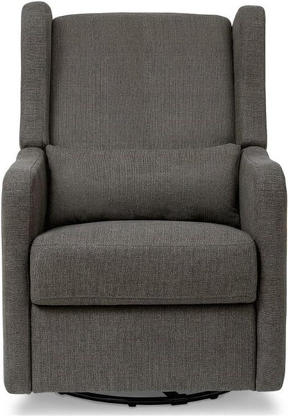 Davinci Carter's Arlo Recliner and Swivel Glider, Water Repellent & Stain Resistant, Greenguard Gold & CertiPUR-US Certified, Performance Forest Green Linen