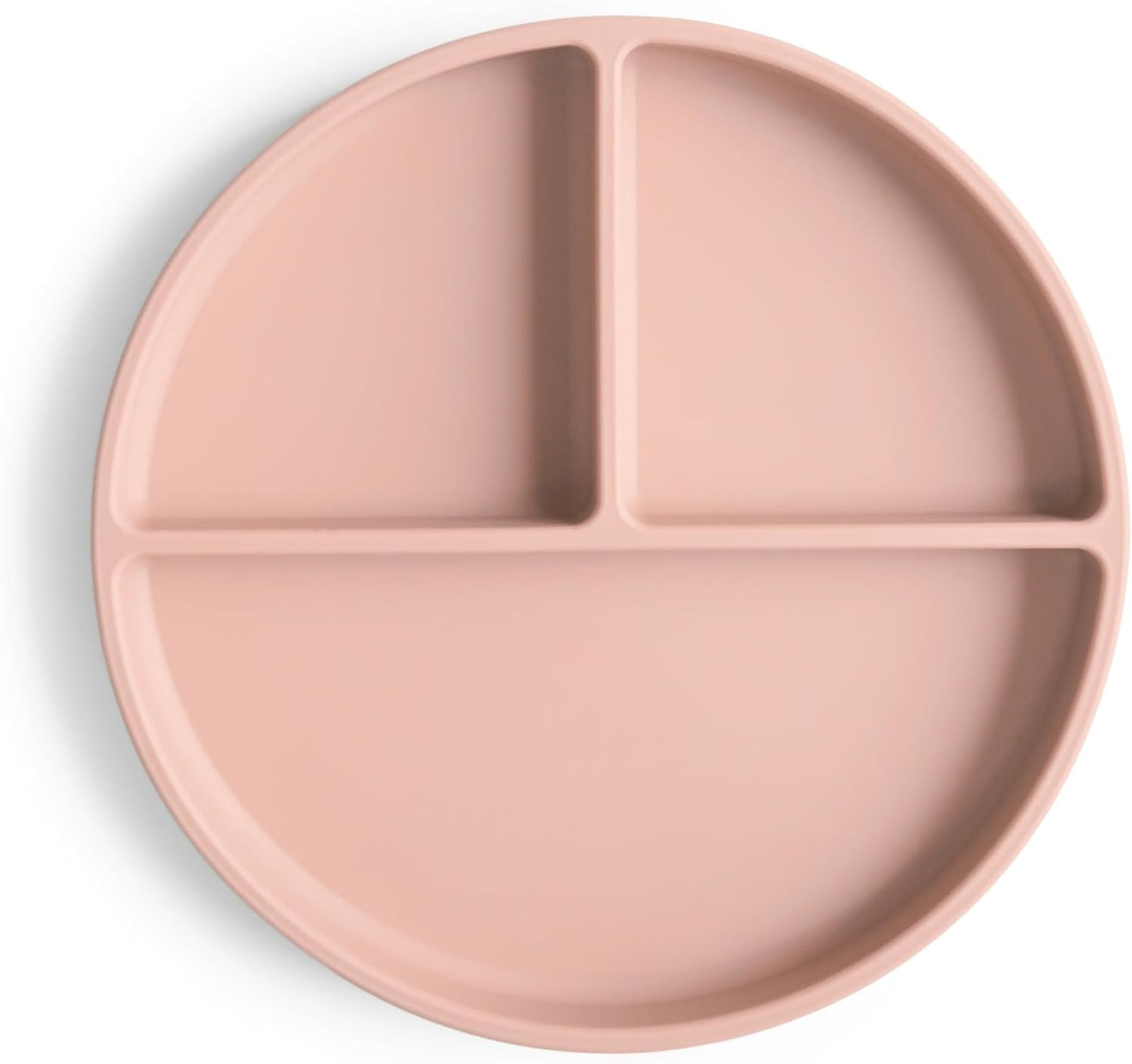 mushie Silicone Suction Plate | BPA-Free Non-Slip Design (Soft Lilac)