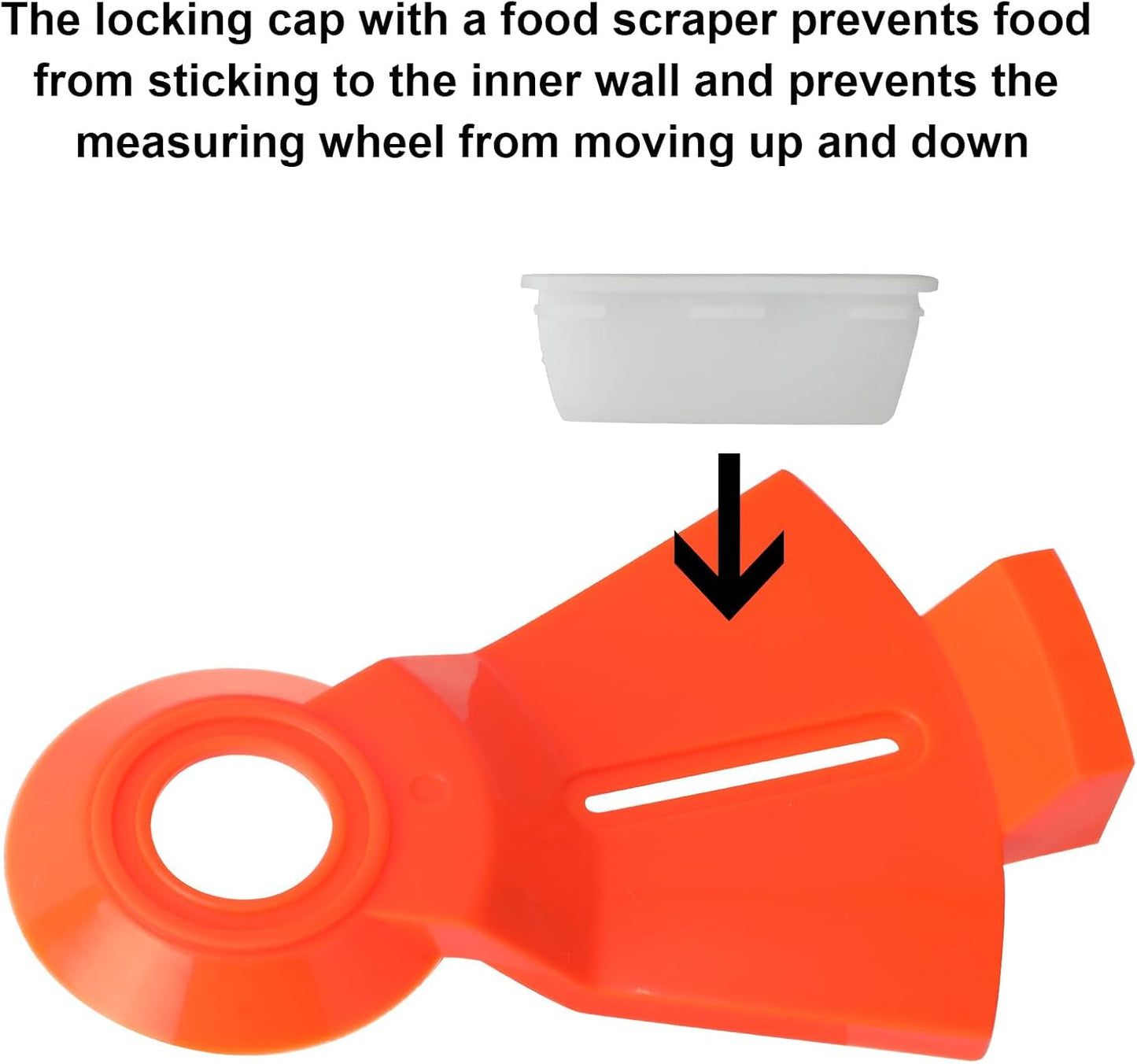 5pcs Replacement Parts for Baby Brezza Formula Pro Advanced & WiFi Models Maker FRP0046 FRP0047 FRP0048 FRP0066, Includes Rubber Scraper Stirring Wheel Locking Cover Measuring Wheel Axle