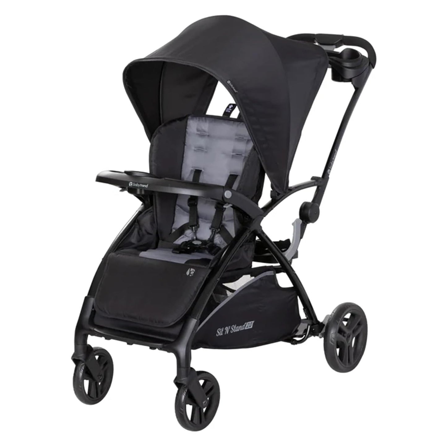 Baby Trend Sit N' Stand® Double 2.0 Stroller, Dash Black