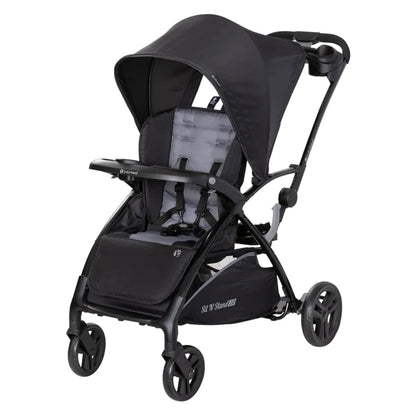 Baby Trend Sit N' Stand® Double 2.0 Stroller, Dash Black