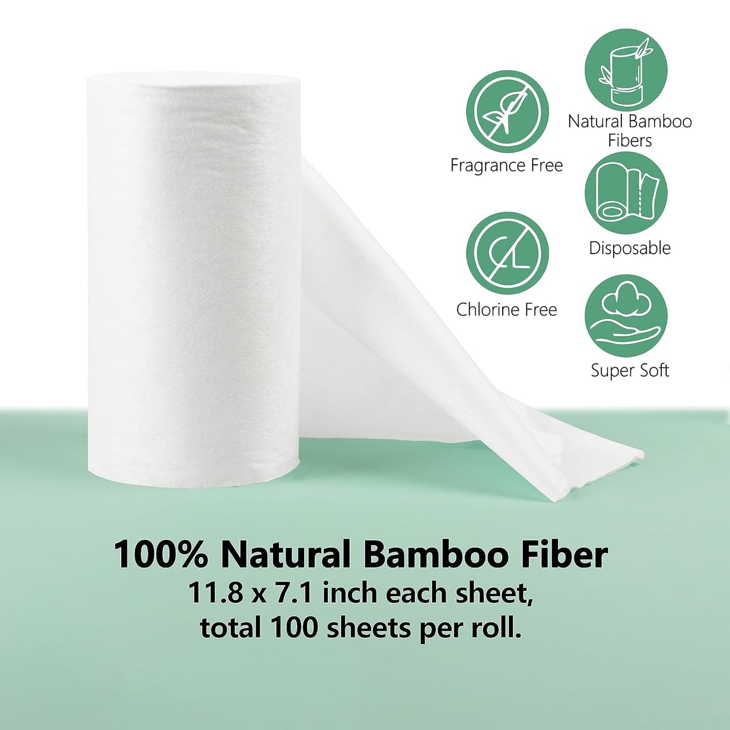 ALVABABY Diaper Liner for Baby Cloth Diapers Natural Soft Disposable Diaper Liners 11.8x7.1 Inch Fragrance Free Chlorine Free 400 Sheets