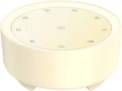 Kipcush White Noise Machine for Sleeping, 20 Soothing Sounds Including White Pink Brown Noise, Fan and Nature, Custom Shortcut Buttons, Dimmable Night Light, 8 Hour Timer, USB Powered