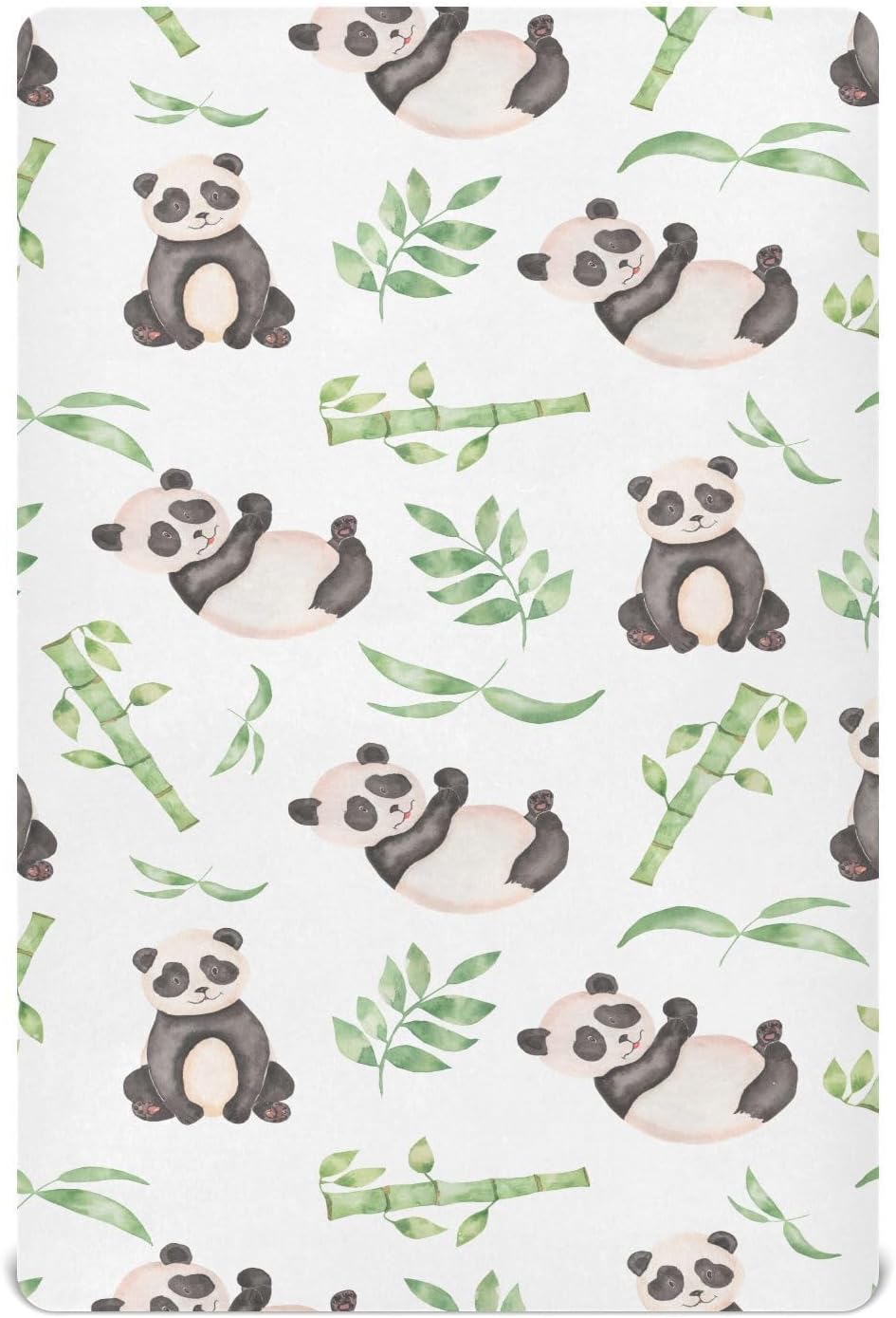 Fall Cute Mushroom Leaves Fitted Crib Sheets Stretchy Portable Playard Sheets for Baby Toddler, Breathable Soft Mini Crib Mattress 52 x 28 in for Boys and Girls