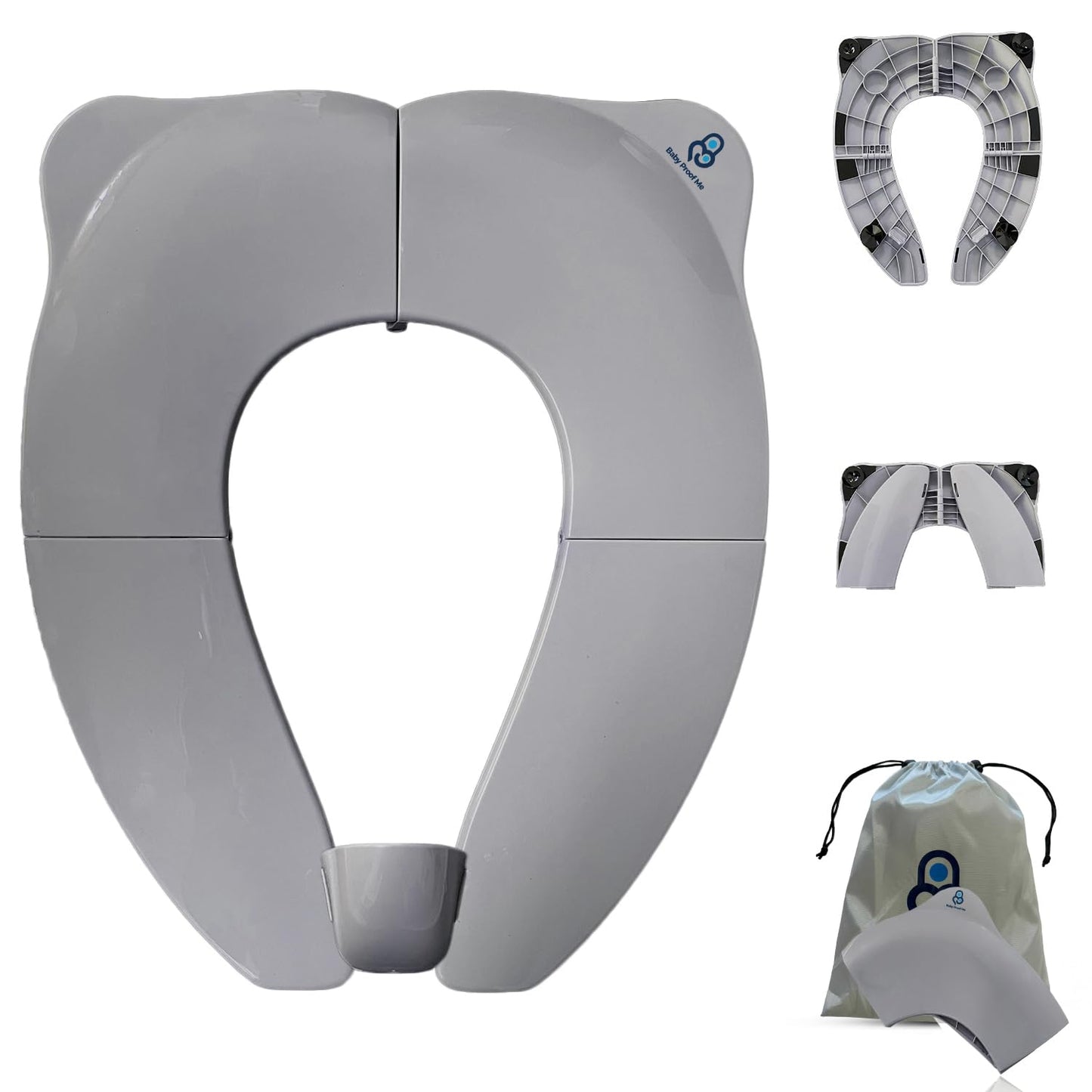 Baby Proof Me Potty Training Seat Travel – Foldable Potty Training Seat Cover for Toddlers, Portable, Travel Potty Seat, Folding Toilet Seat for Kids, and Toddler Toilet Seat Cover